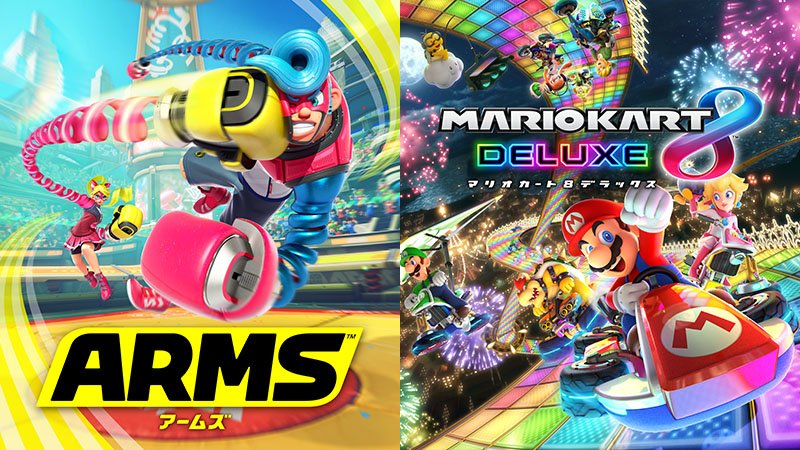 《ARMS》与《马车8》将于7月20日在日服eShop进行7折优惠。