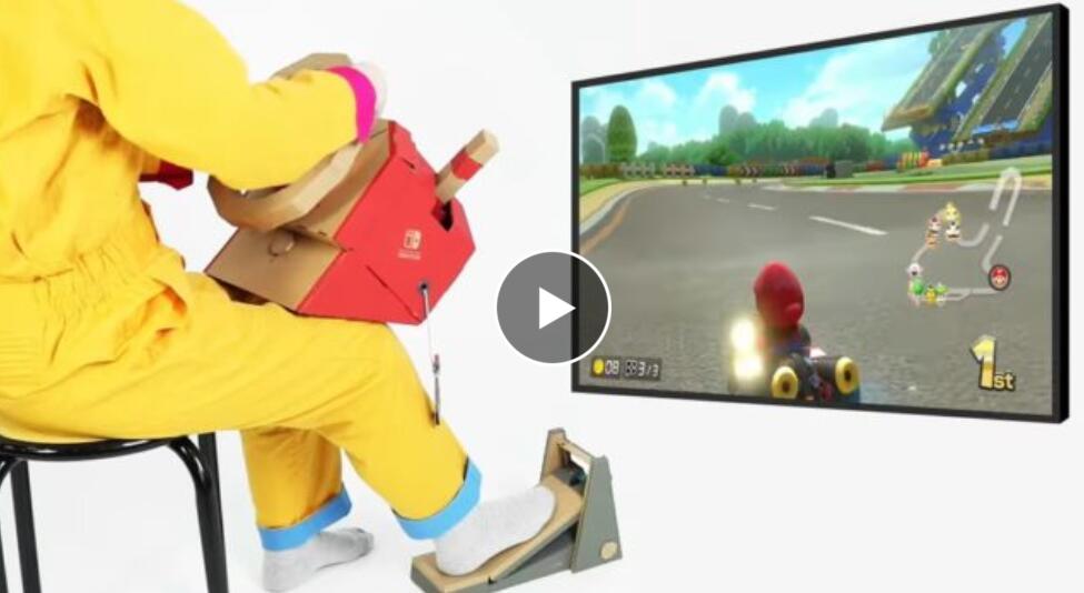 任天堂确认将为Switch游戏《马里奥赛车8豪华版》推出全新的LABO联动款式 - 二柄 - 真玩家都在这里！