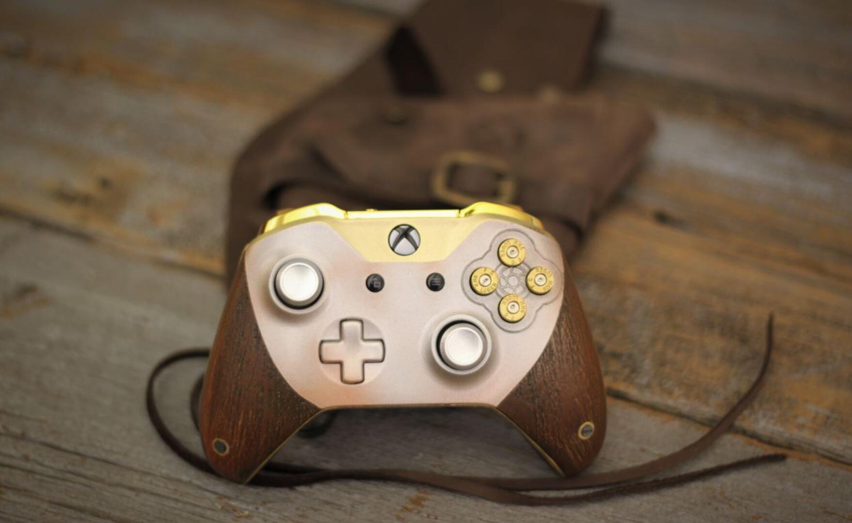 xbox推出精美《荒野大镖客2》主题造型手柄,全球限量1款