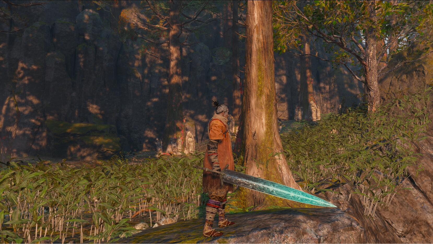 玩家自制《只狼》月光剑mod 忍者可以当 信仰不能丢!