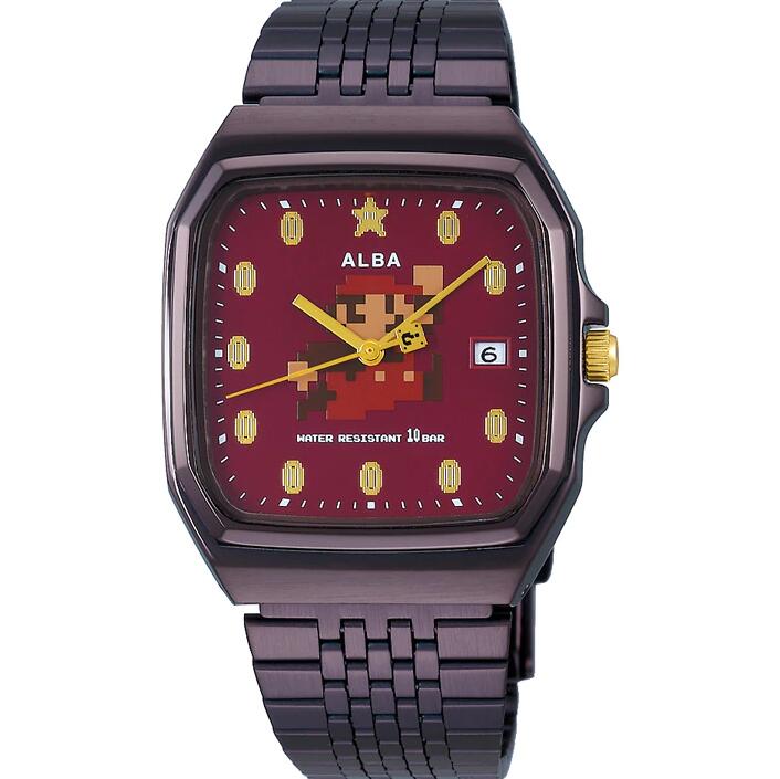 任天堂联合alba推出超级马里奥合作手表,再现经典fc元素