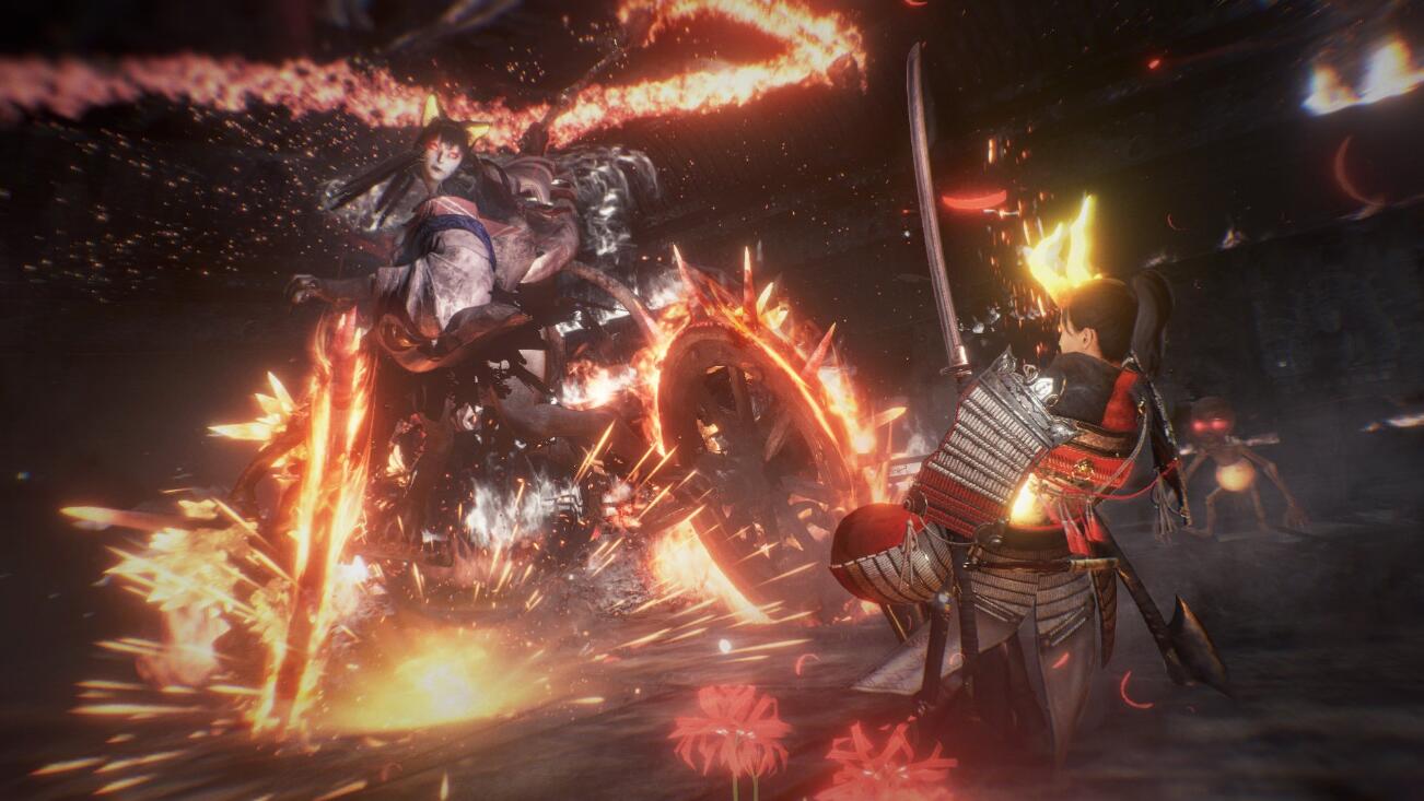 《仁王2》boss"火车"高清大图,兼具性感和危险的猫妖