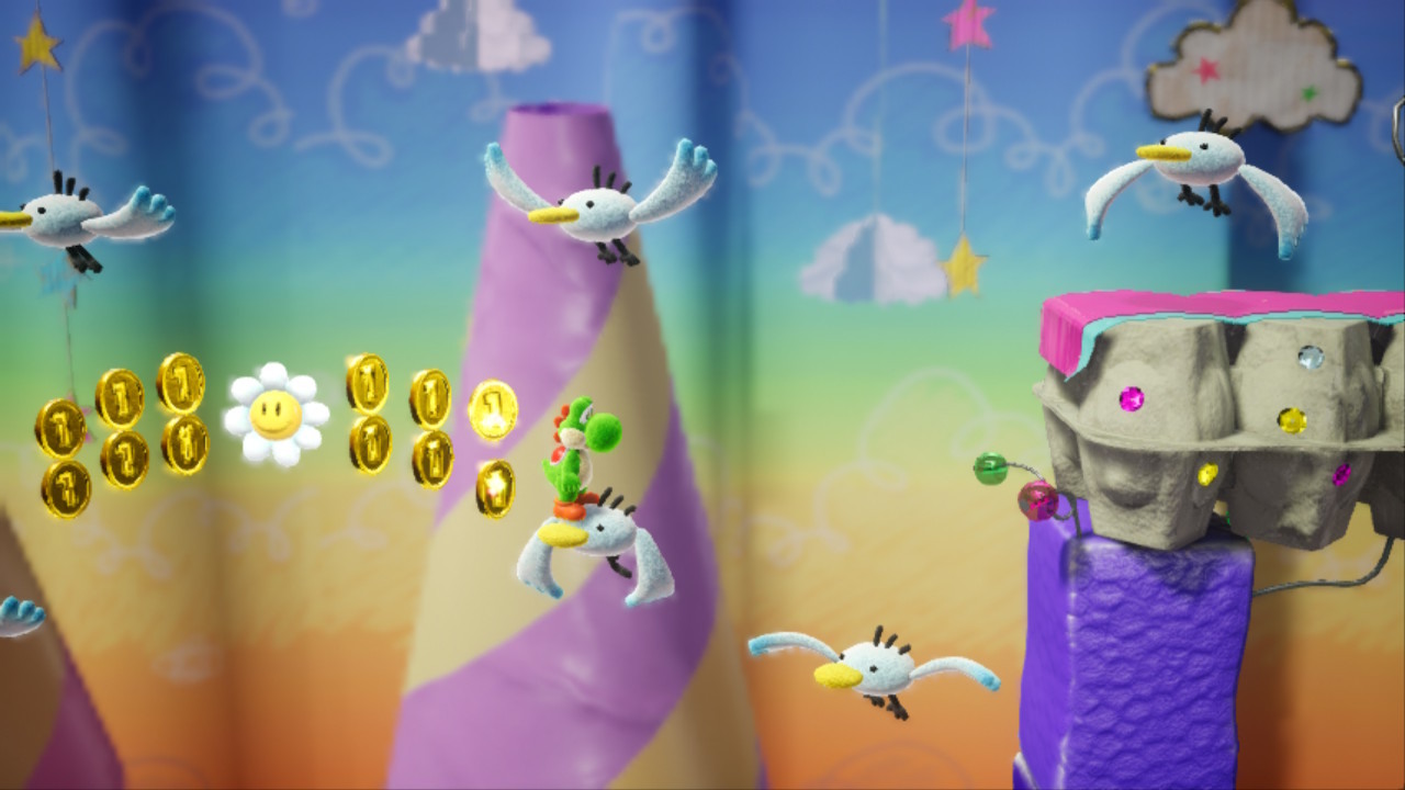 耀西的手工世界-游戏截图