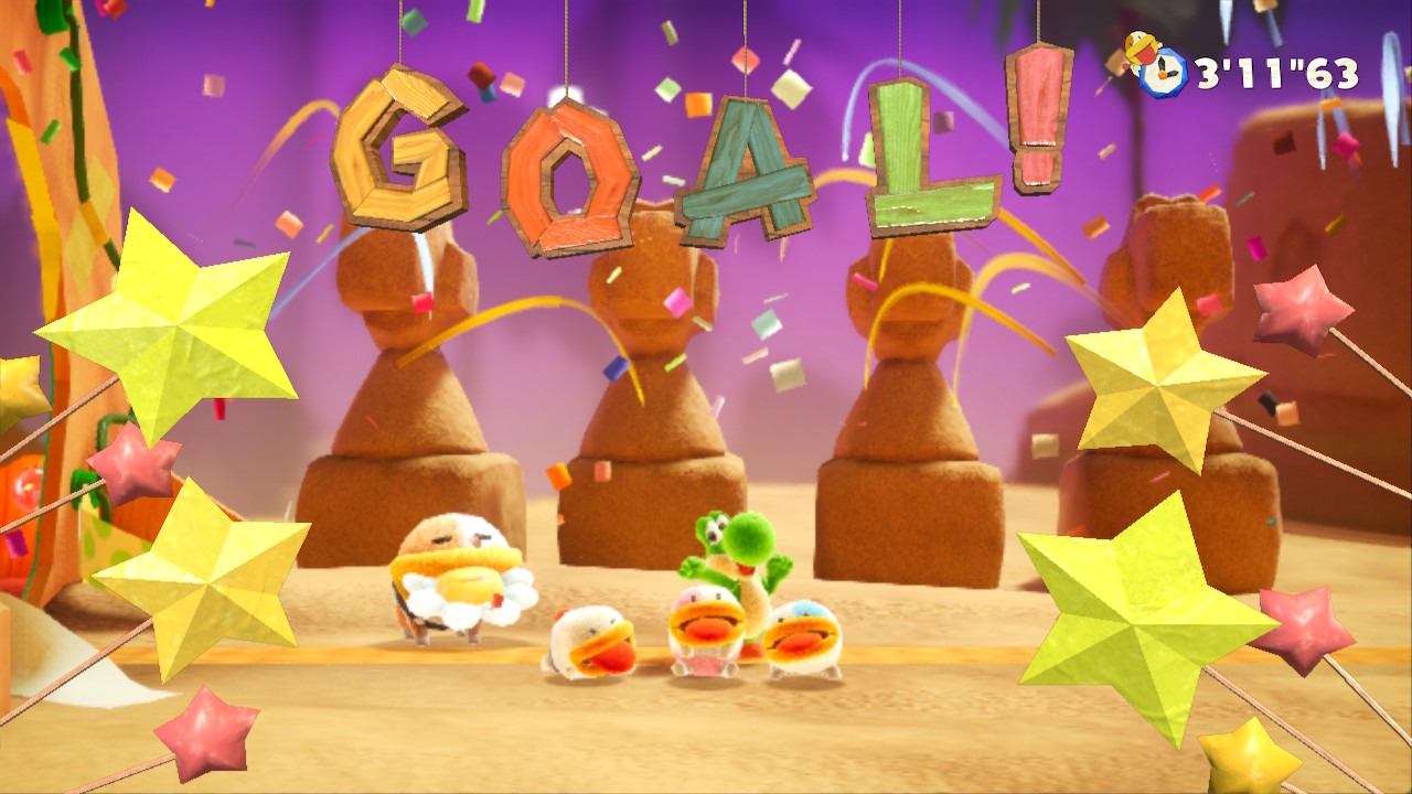 耀西的手工世界-游戏截图