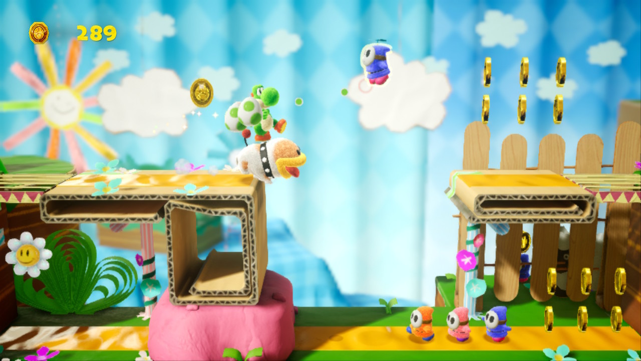 耀西的手工世界-游戏截图