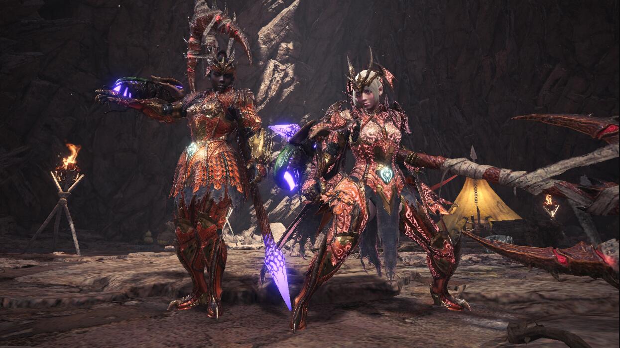 《怪物猎人:世界》冥灯龙完全体装备高清展示:武器可