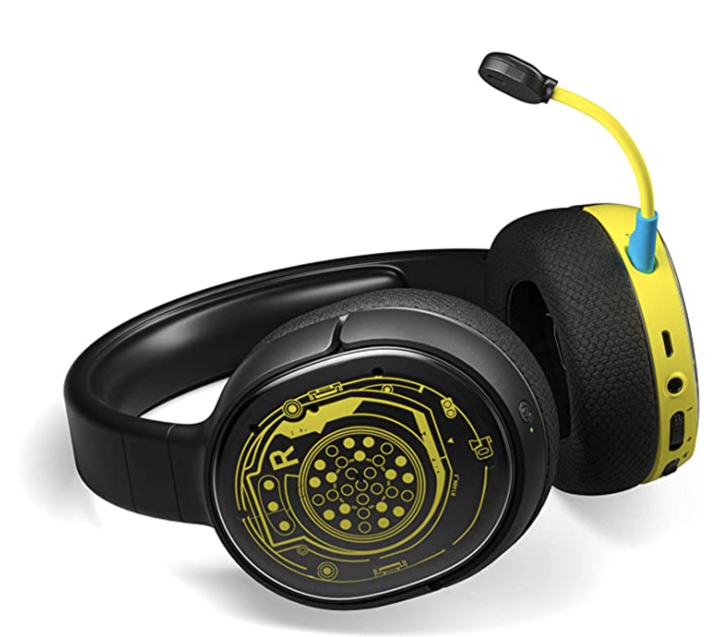 赛睿推出《赛博朋克2077》联名无线耳机,新潮十足