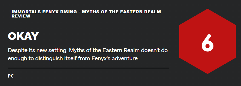 渡神纪芬尼斯崛起 补天 Dlc媒体评分 Ign6分 Gamespot5分 二柄app