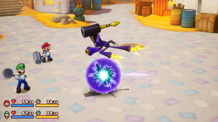 马力欧&路易吉RPG：兄弟齐航！-游戏截图