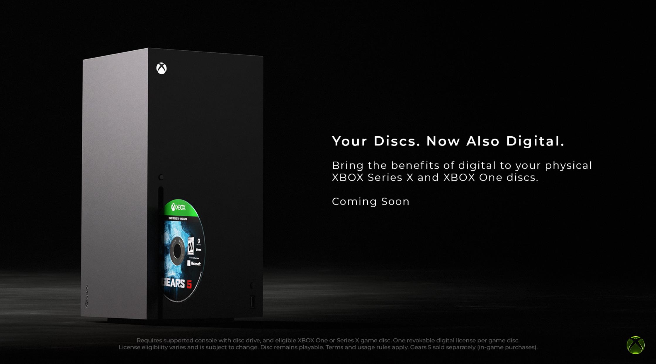 XBOX“实体光盘数字化”功能将于8月31日开启测试