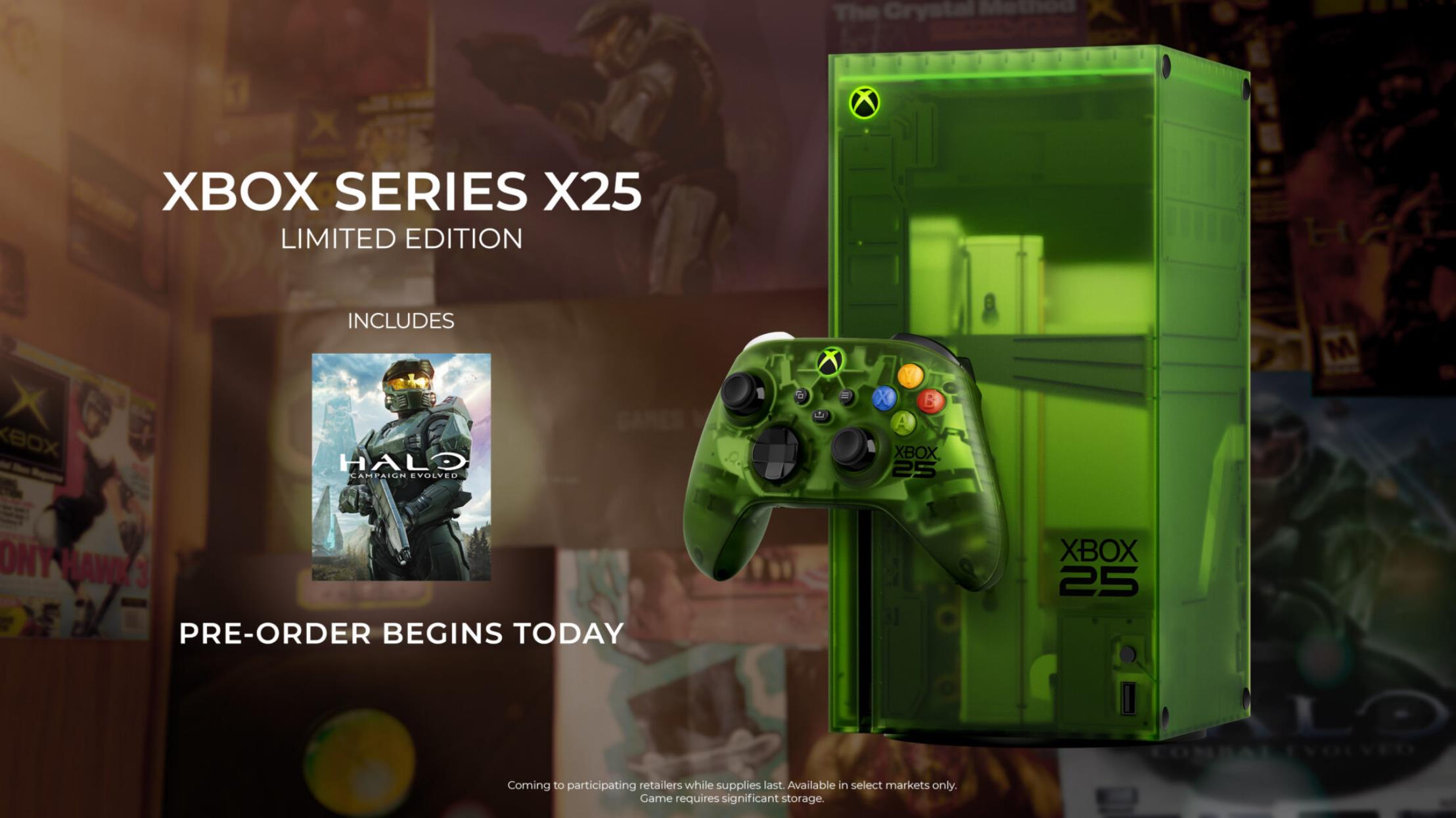 XBOX 25周年纪念手柄和主机信息正式公开